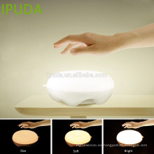 2017 alibaba express italia lámpara led regulable IPUDA con batería recargable zero touch control de gestos mágicos